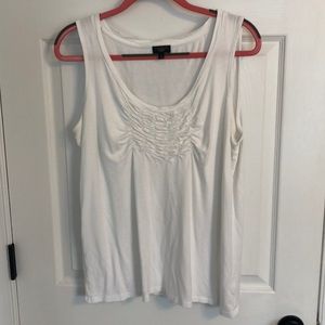 Talbots white tank top